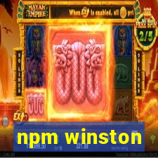 npm winston